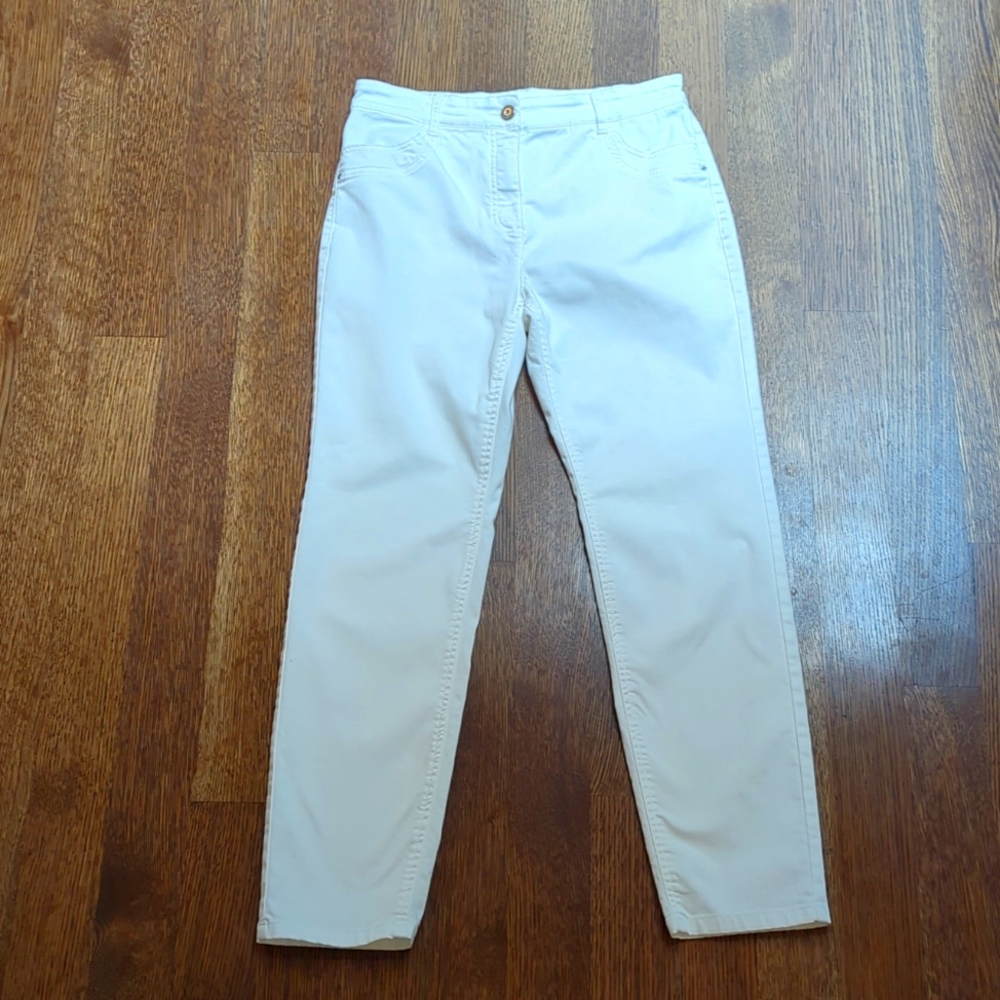 Olsen white stretch jeans